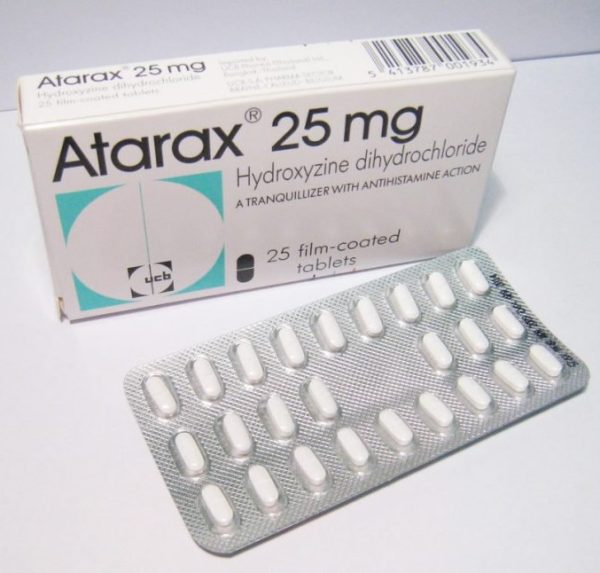 Buy Hydroxyzine (Atarax) Tablets 25 mg Online