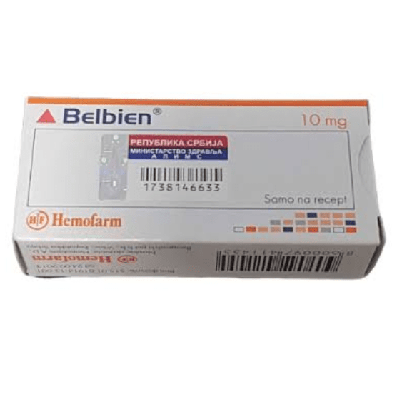 Buy Hemofarm Belbien 10mg Tablets Online