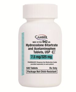 Buy Hydrocodone 7.5/650mg Tablets Online