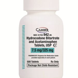 Buy Hydrocodone 7.5/650mg Tablets Online