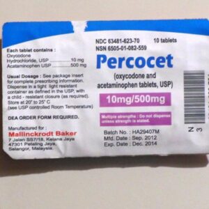 Percocet 30mg Generic