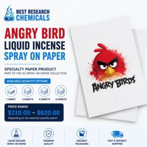 Angry Bird Liquid Incense Spray On Paper