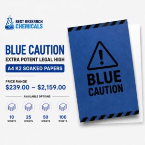Blue Caution Extra Potent Legal High A4 K2 Soaked Papers